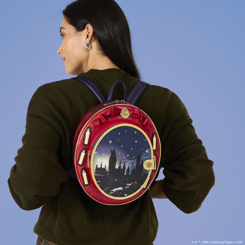 Loungefly Harry Potter Hogwarts Holiday Cameo Mini Backpack