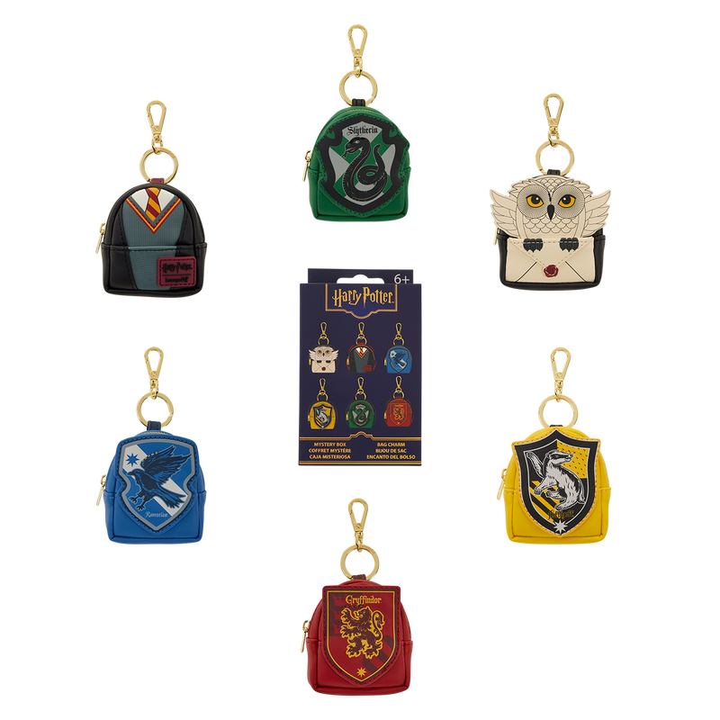 Loungefly Harry Potter Hogwarts™ Mystery Mini Backpack Keychain Charm