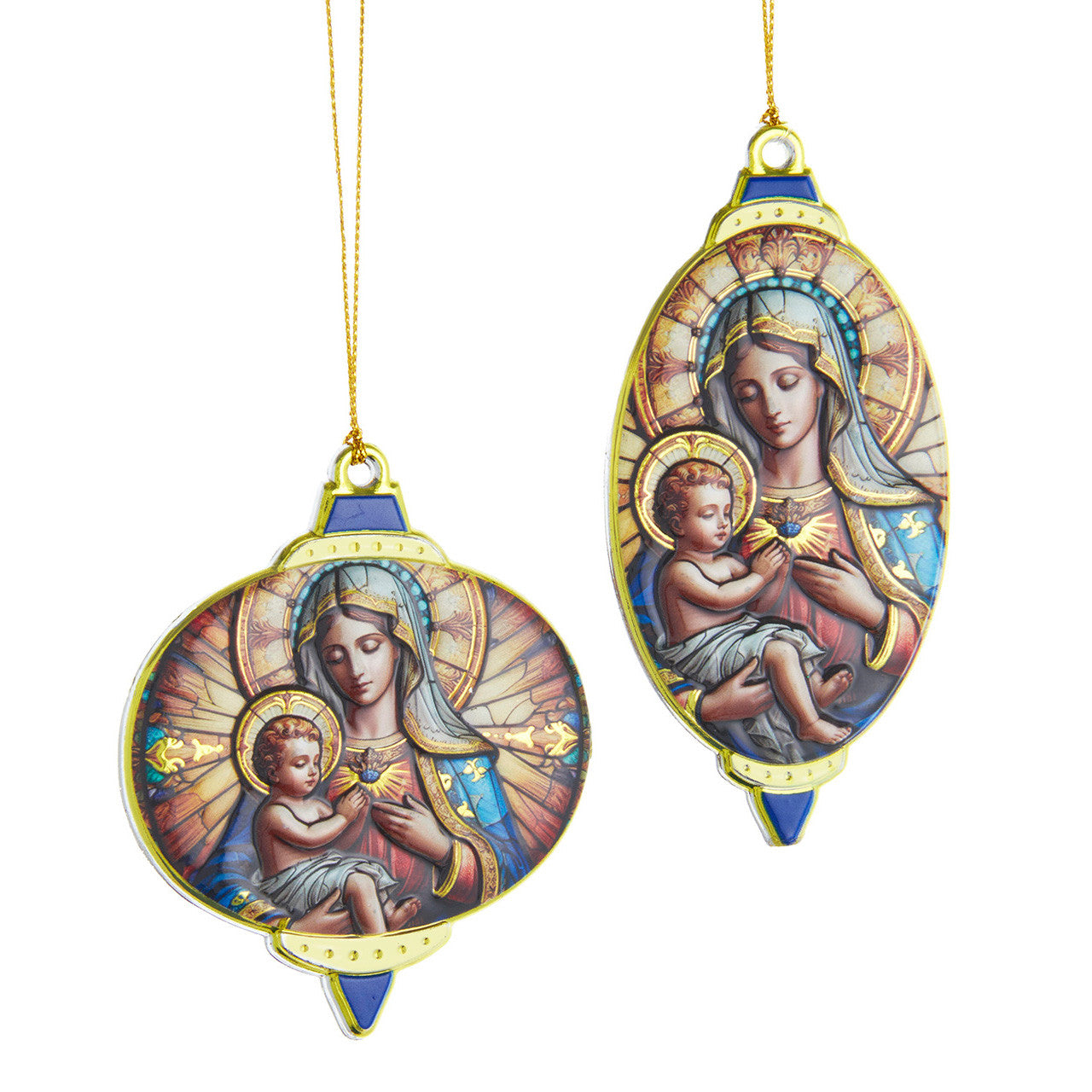 Jesus & Virgin Mary Ornament
