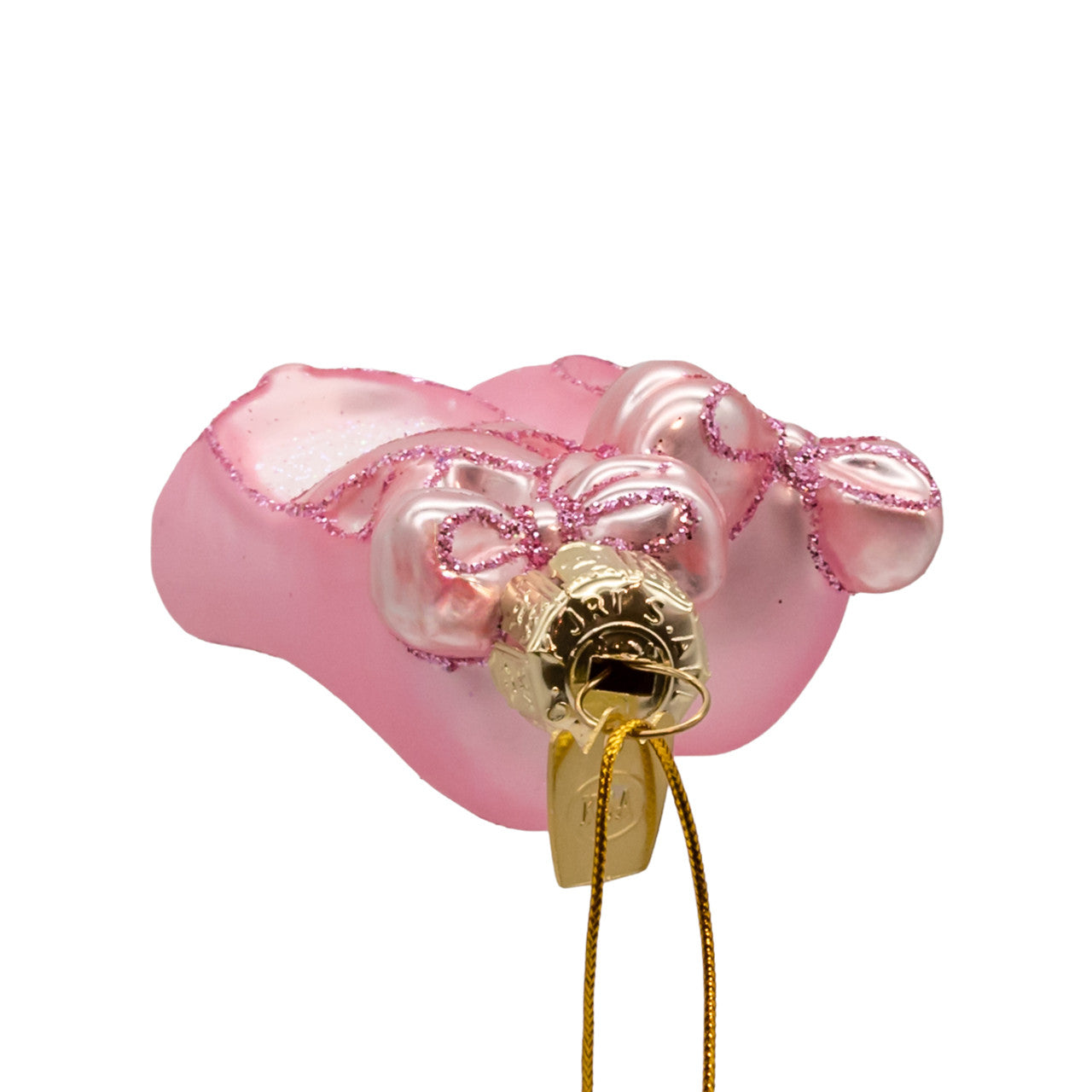 Noble Gems Glass Ballet Slippers Ornament