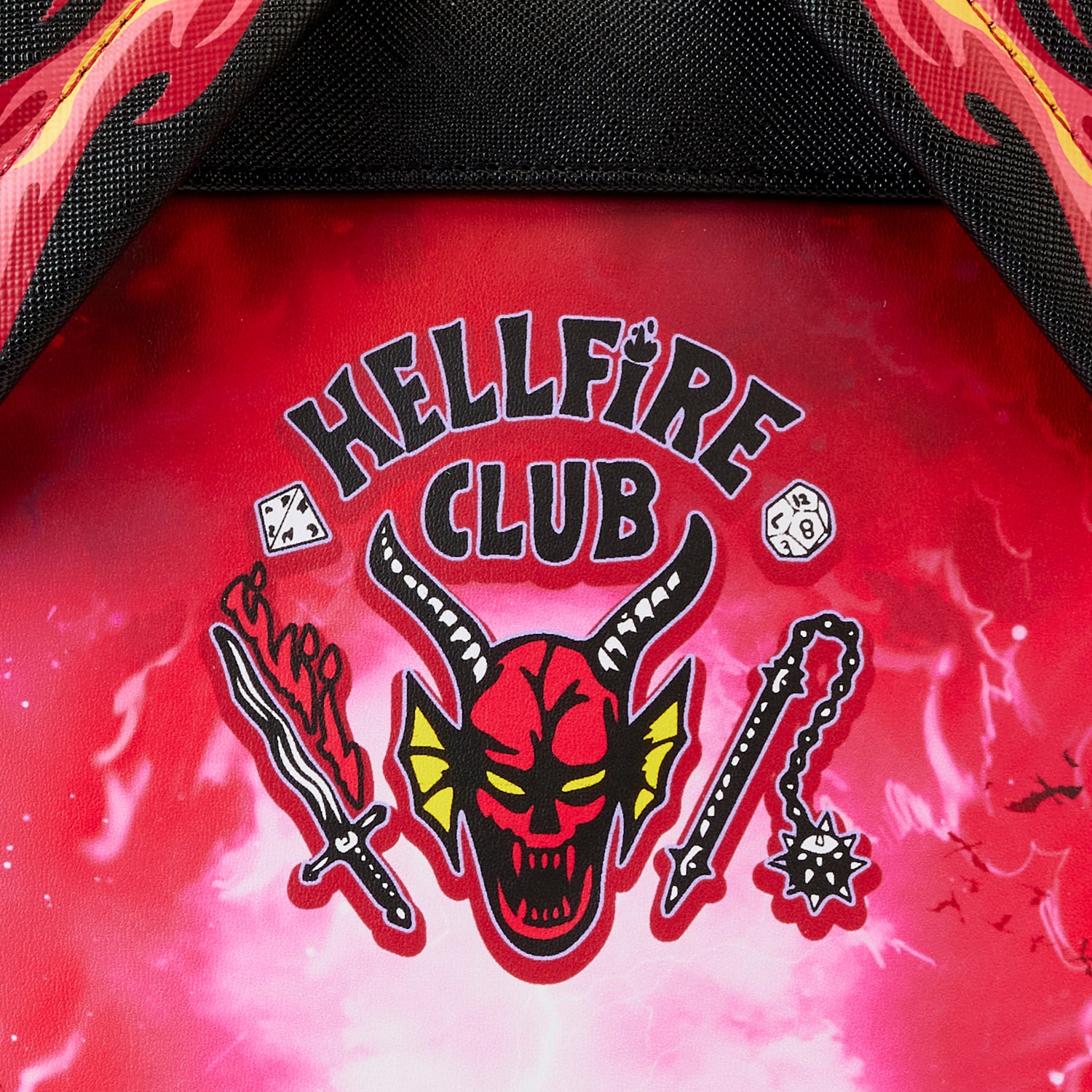 LOUNGEFLY NETFLIX STRANGER THINGS EDDIE TRIBUTE MINI BACKPACK