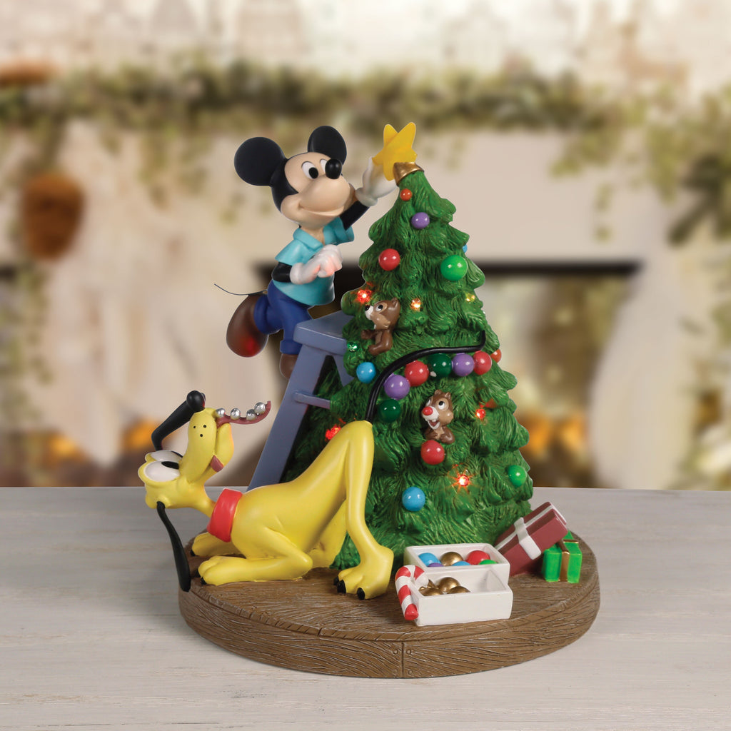 Mickey Christmas Tree LED Figurine