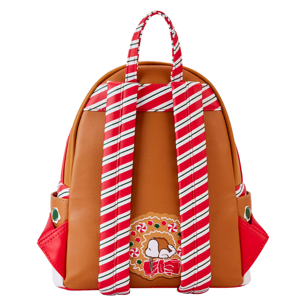 Loungefly Peanuts Snoopy Gingerbread House Scented Mini Backpack
