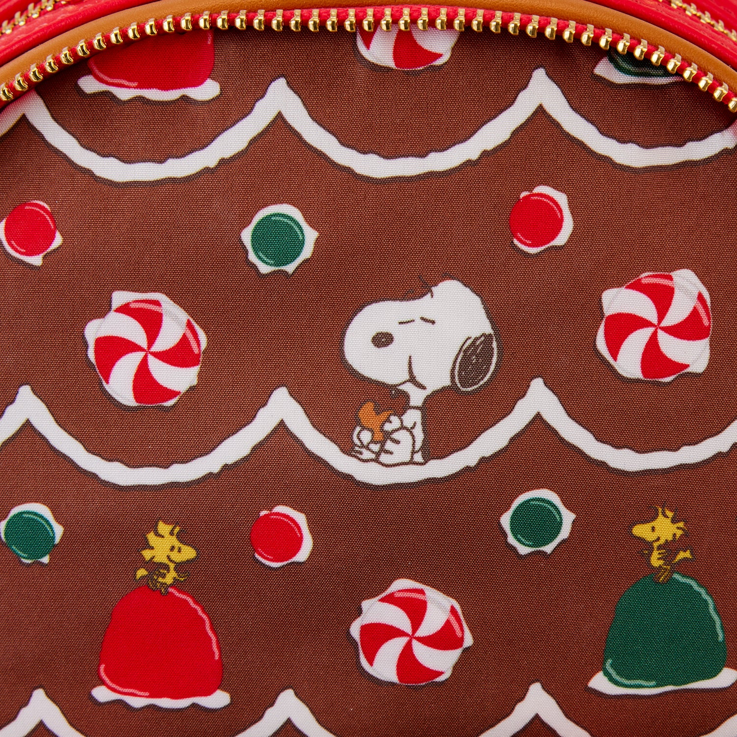 Loungefly Peanuts Snoopy Gingerbread House Scented Mini Backpack