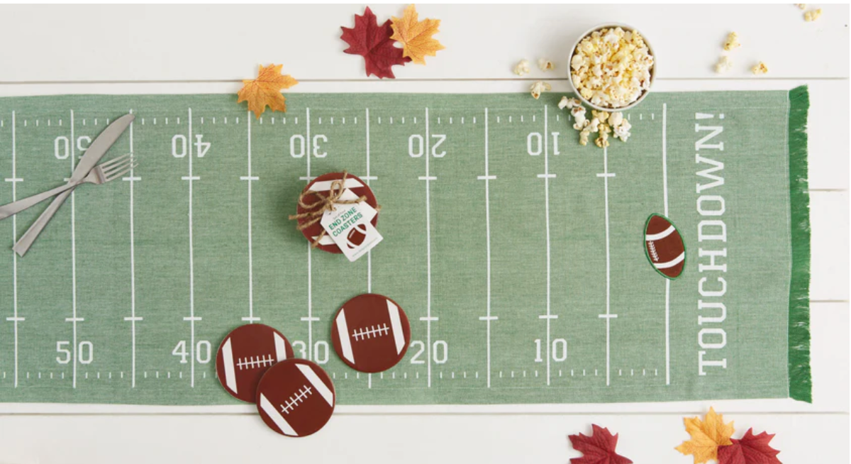 Home Field Embellished Table Runner