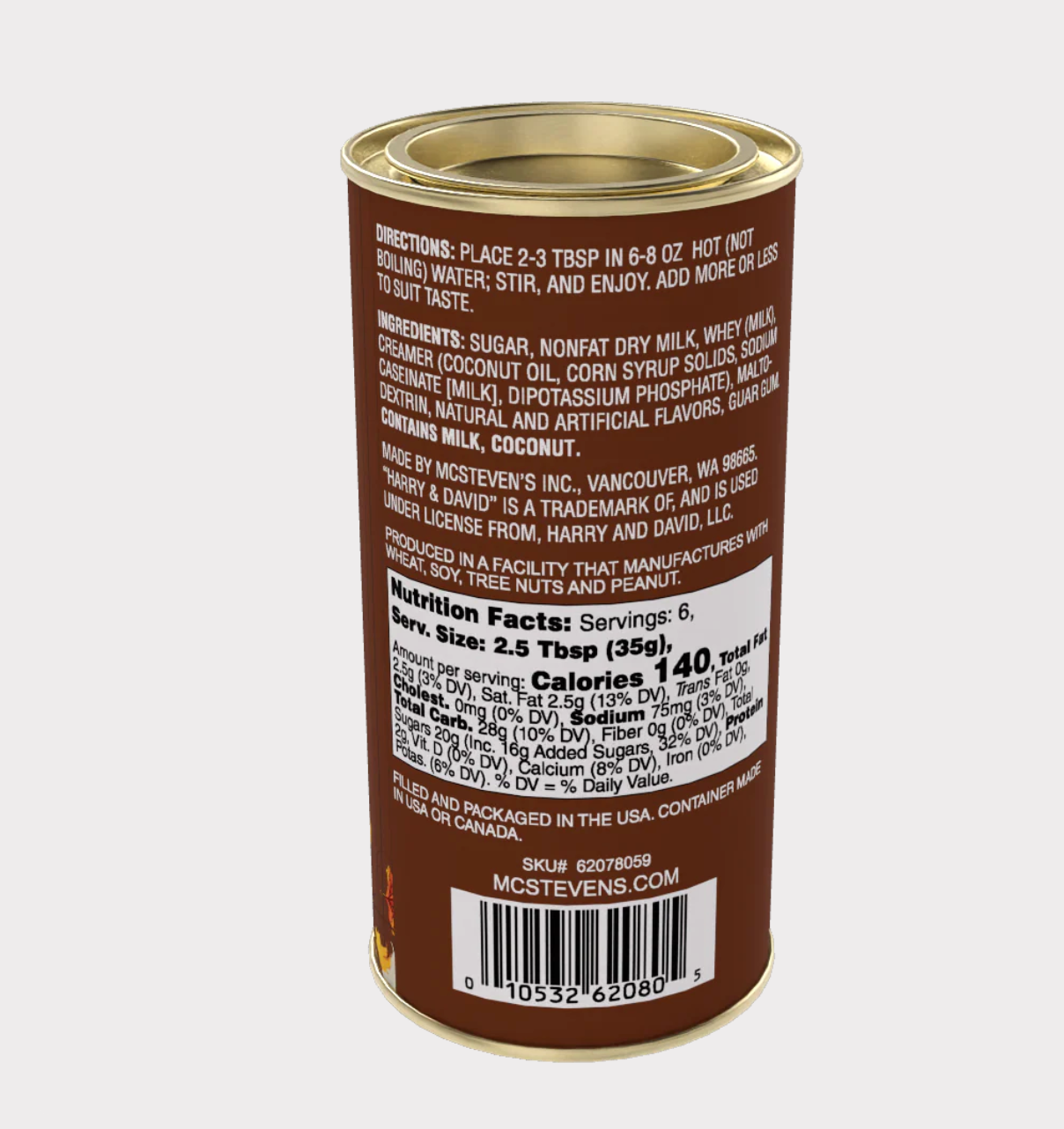 Fall Maple Pecan White Hot Chocolate