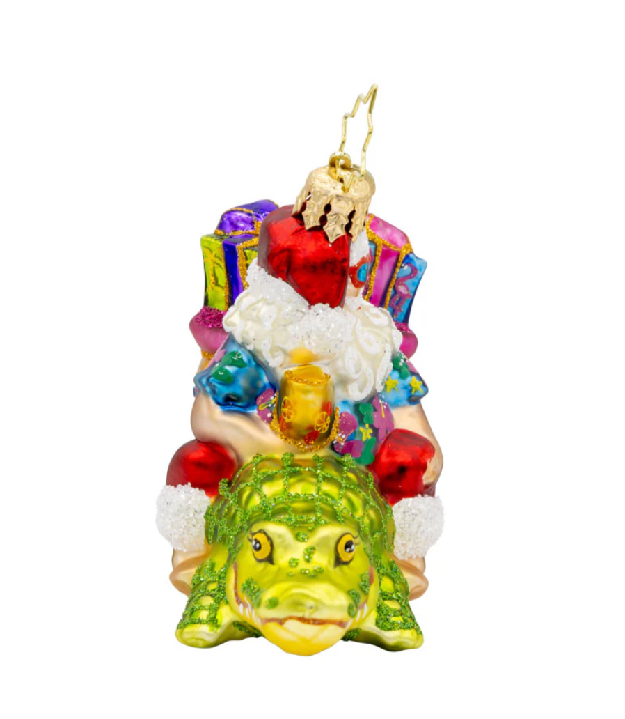 Christopher Radko Hand-Crafted European Glass Ornament- Sunshine State Gator