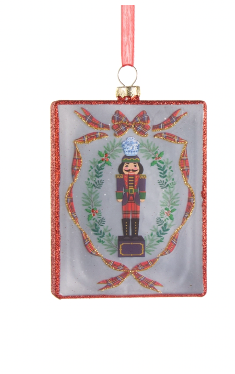 Noble Nutcracker Rectangle Ornament **PREORDER**