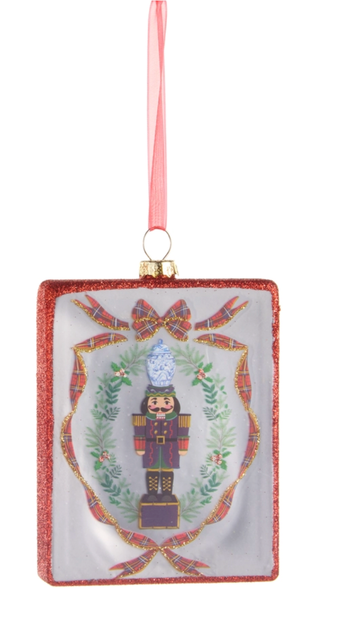 Noble Nutcracker Rectangle Ornament **PREORDER**