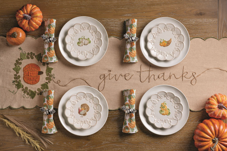 Pumpkin Napkin Set