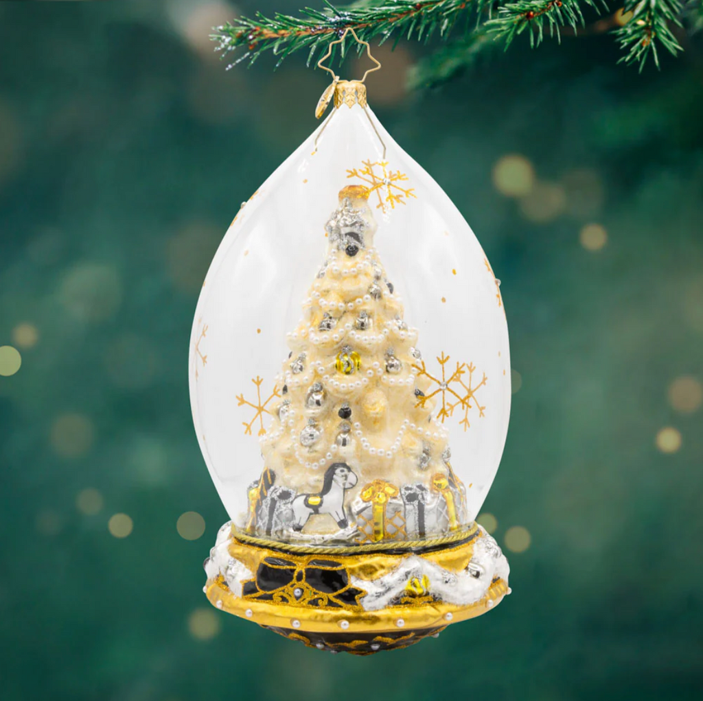 Christopher Radko Hand-Crafted European Glass Ornament- Gilded Noir Enchantment