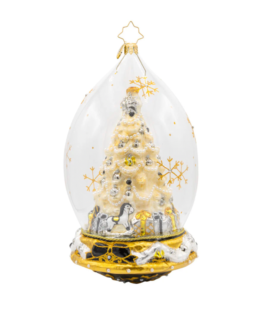 Christopher Radko Hand-Crafted European Glass Ornament- Gilded Noir Enchantment
