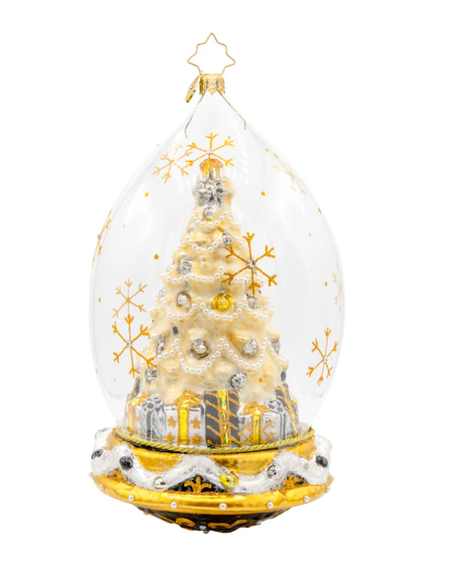 Christopher Radko Hand-Crafted European Glass Ornament- Gilded Noir Enchantment