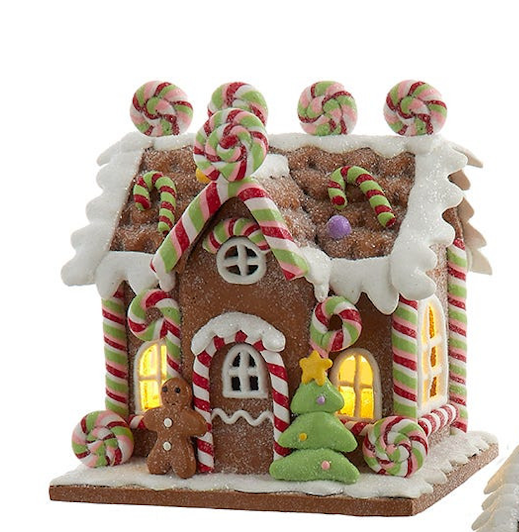Mini Light Up Lollipop House & Bubble Gum Factory Table Top