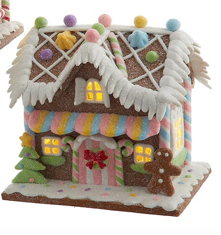 Mini Light Up Lollipop House & Bubble Gum Factory Table Top