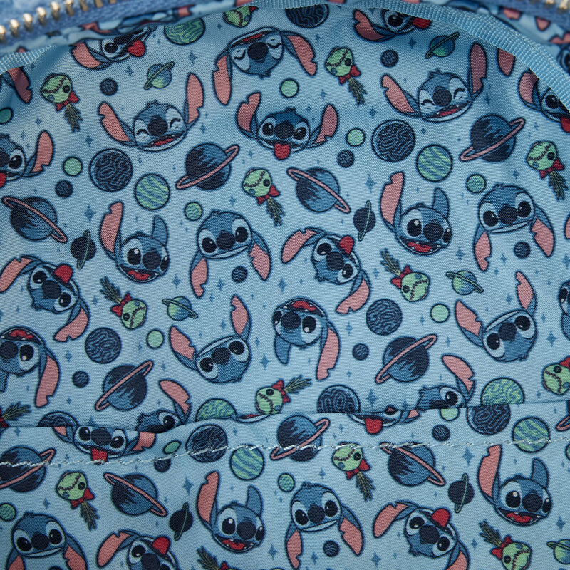 Loungefly Stitch Plush Sherpa Cosplay Mini Backpack
