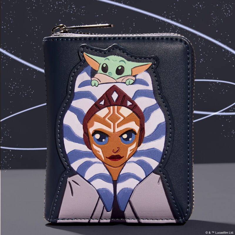 Loungefly The Mandalorian Ahsoka & Grogu Precious Cargo Zip Around Wallet
