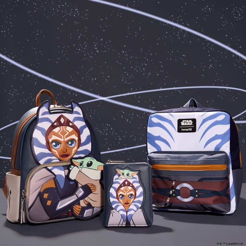 Loungefly The Mandalorian Ahsoka & Grogu Precious Cargo Zip Around Wallet