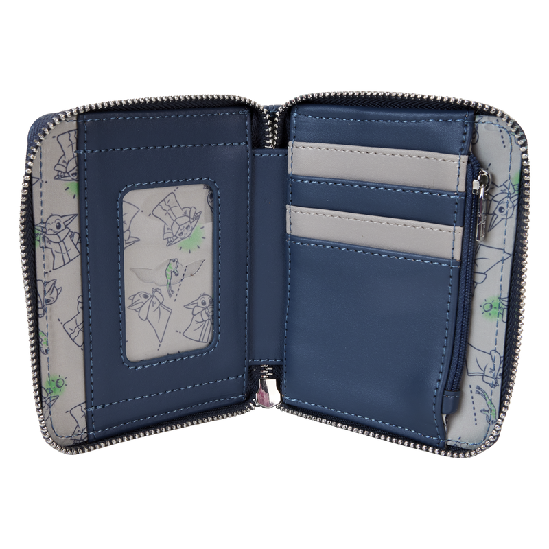 Loungefly The Mandalorian Ahsoka & Grogu Precious Cargo Zip Around Wallet