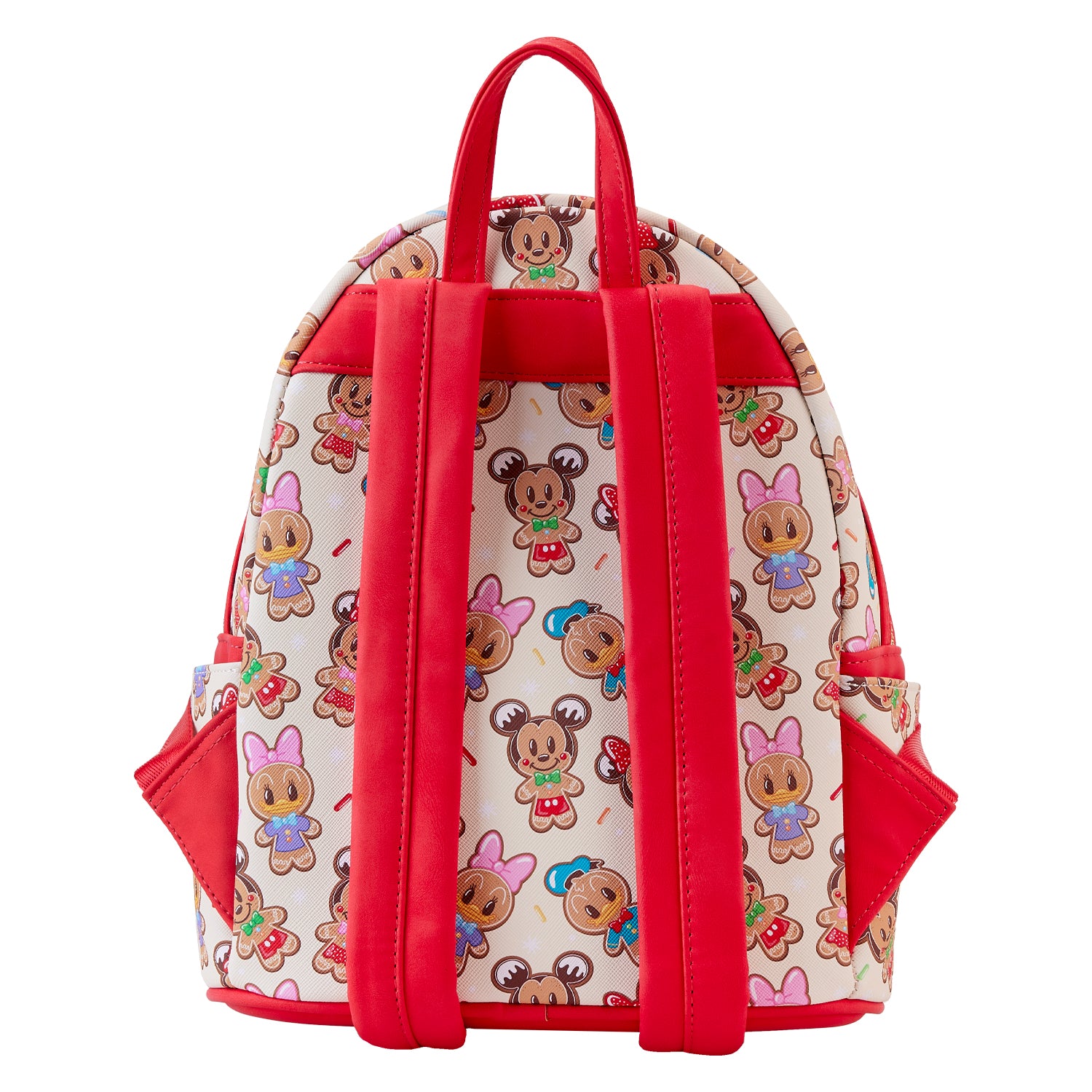 Loungefly Mickey & Friends Gingerbread Cookie All-Over Print Mini Backpack With Ear Headband