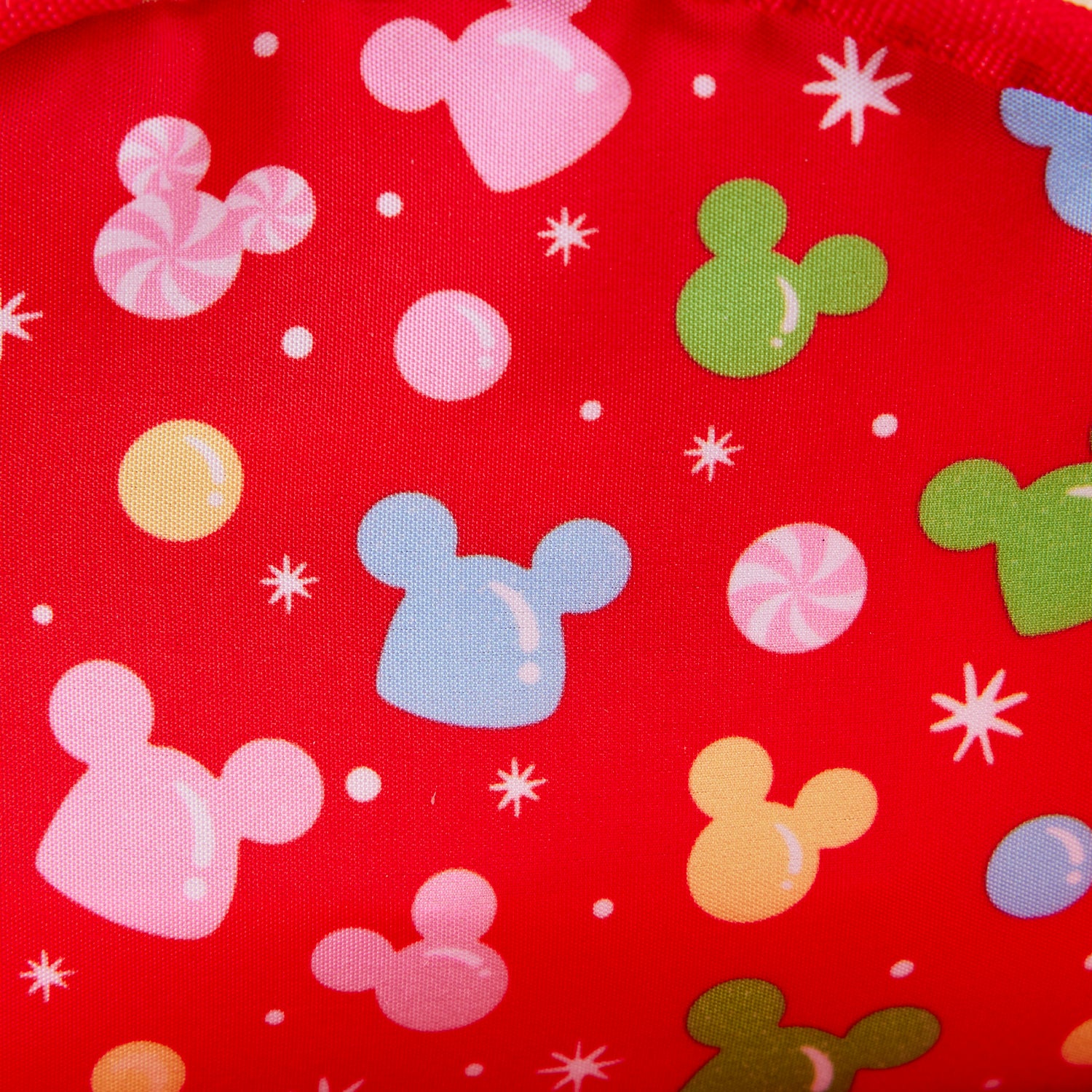 Loungefly Mickey & Friends Gingerbread Cookie All-Over Print Mini Backpack With Ear Headband