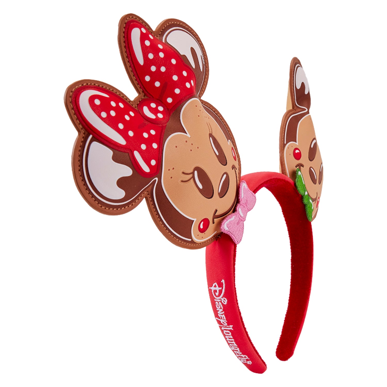 Loungefly Mickey & Friends Gingerbread Cookie All-Over Print Mini Backpack With Ear Headband