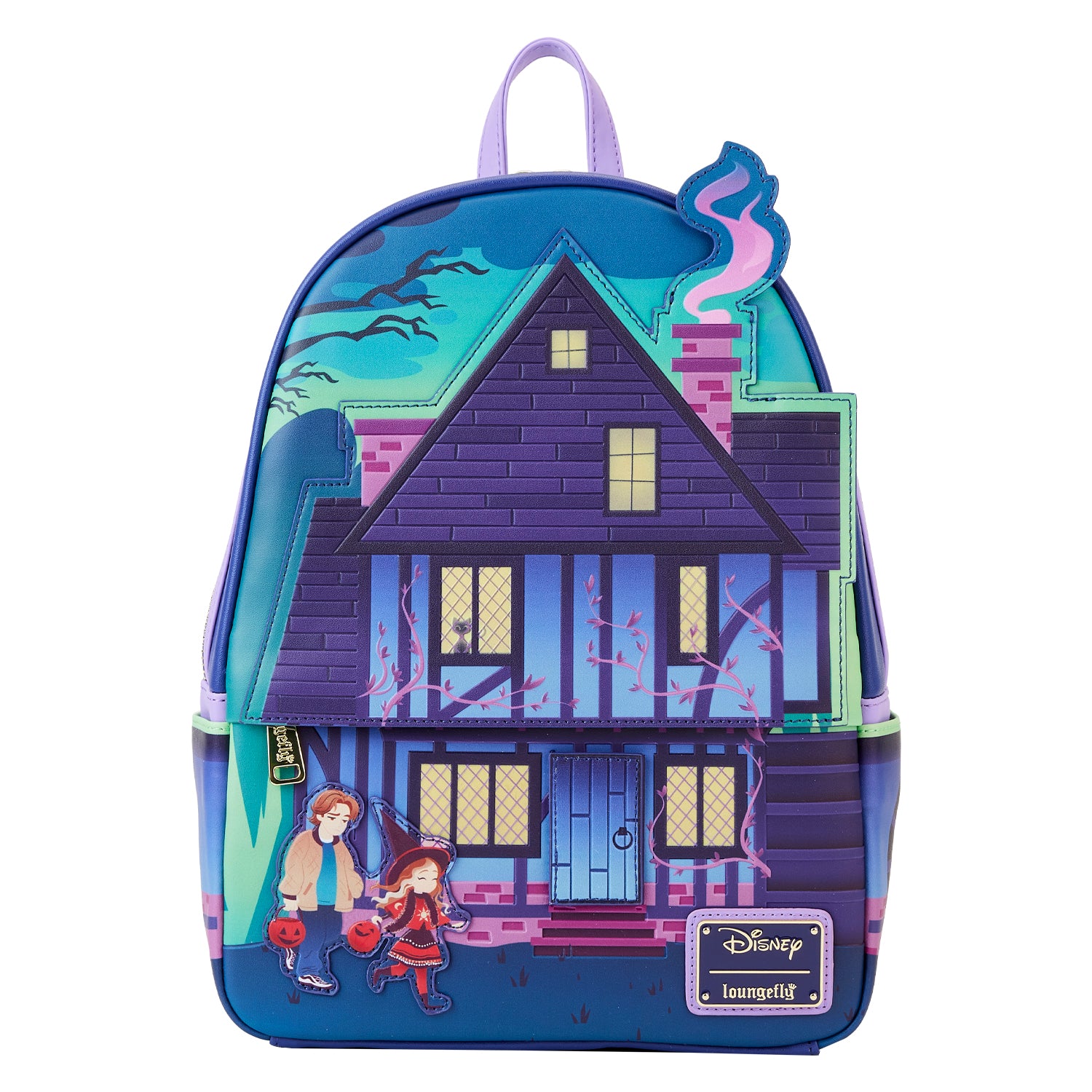 LOUNGEFLY DISNEY HOCUS POCUS SANDERSON SISTERS HOUSE MINI BACKPACK