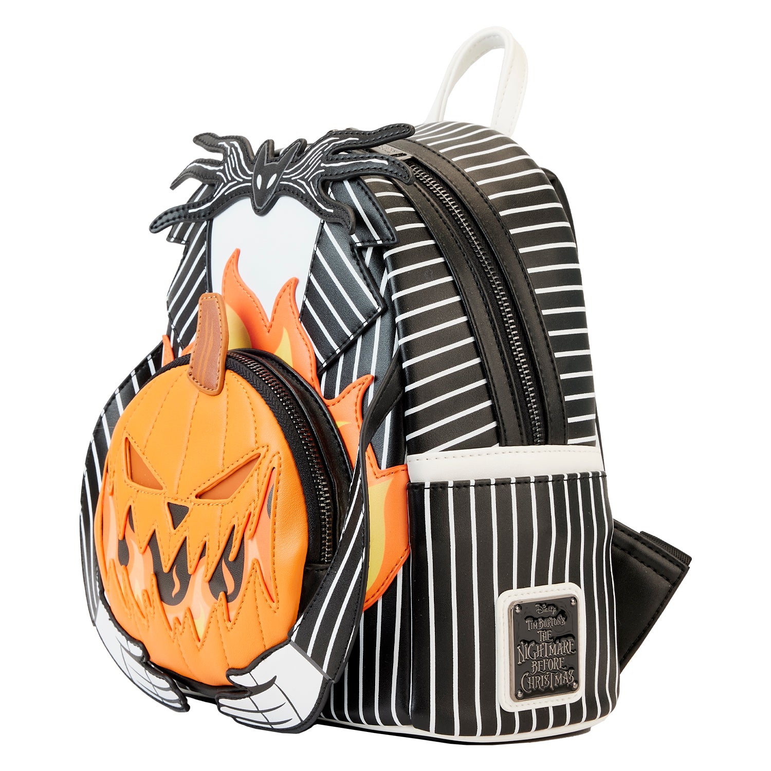 LOUNGEFLY DISNEY NIGHTMARE BEFORE CHRISTMAS JACK PUMPKIN HEAD MINI BACKPACK
