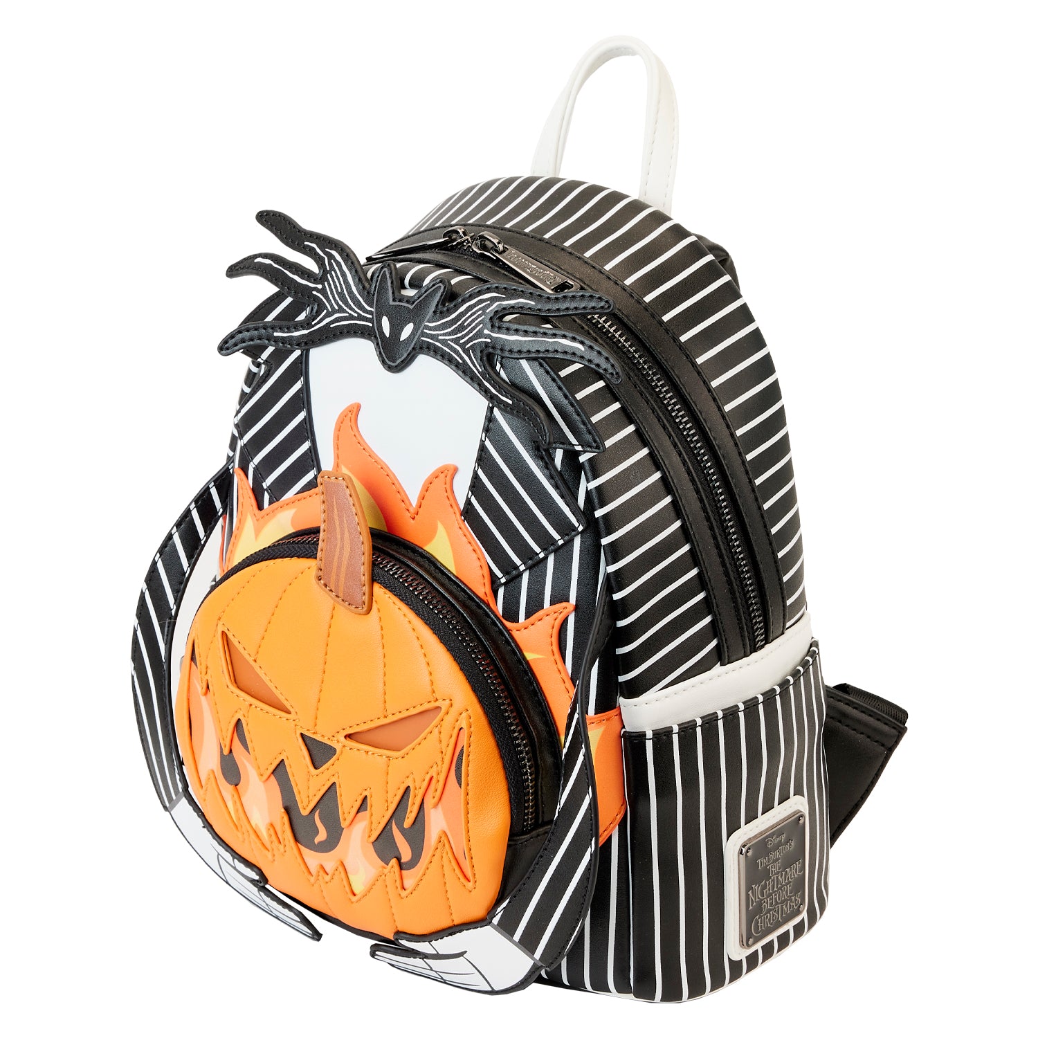 LOUNGEFLY DISNEY NIGHTMARE BEFORE CHRISTMAS JACK PUMPKIN HEAD MINI BACKPACK