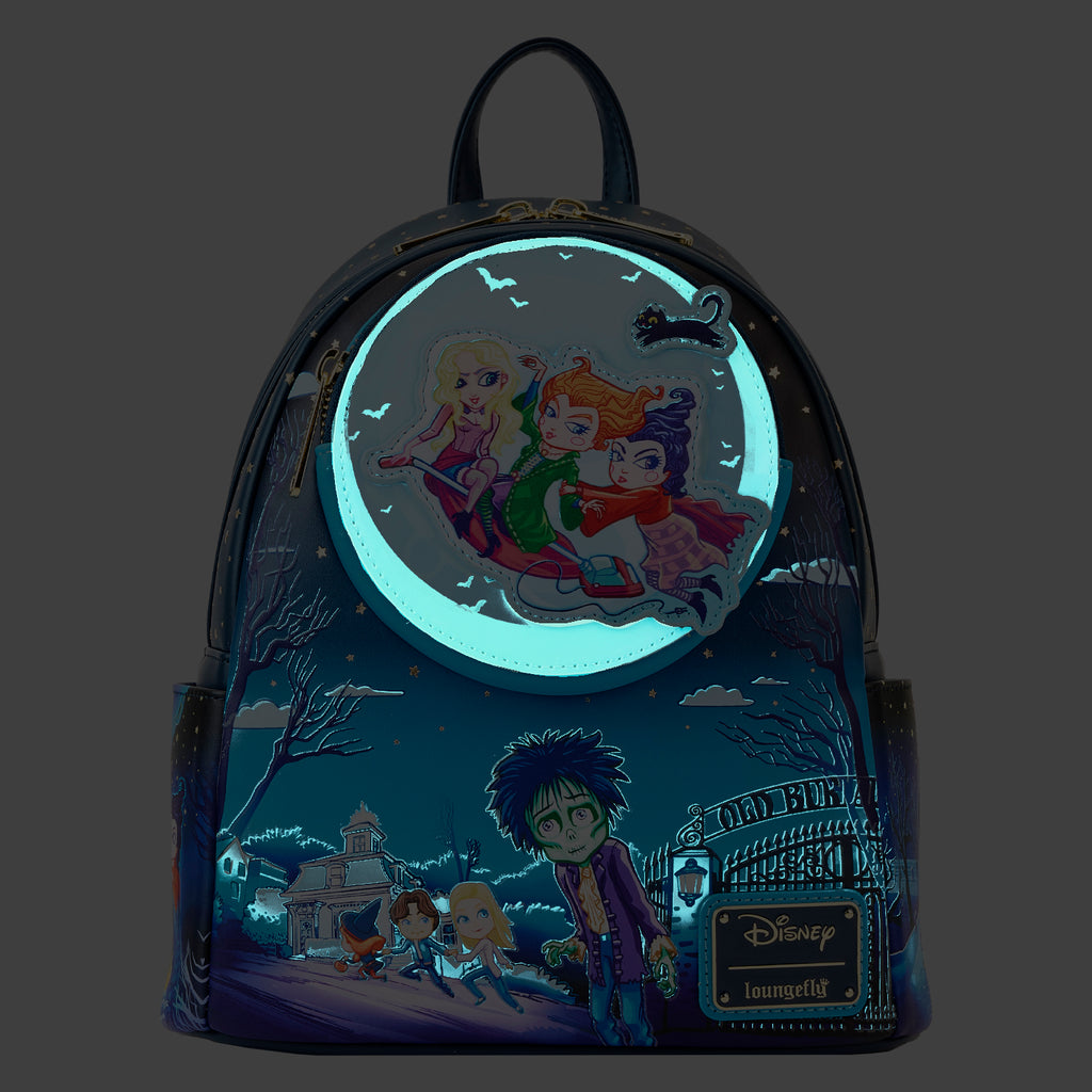 LOUNGEFLY DISNEY HOCUS POCUS POSTER MINI BACKPACK