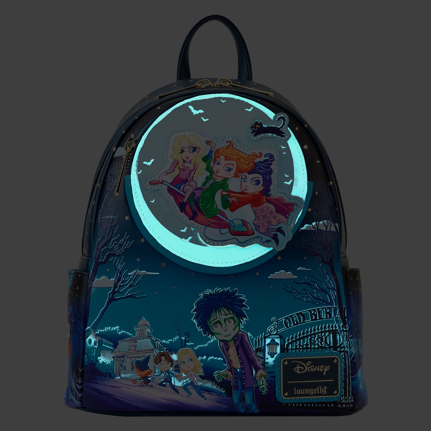 LOUNGEFLY DISNEY HOCUS POCUS POSTER MINI BACKPACK