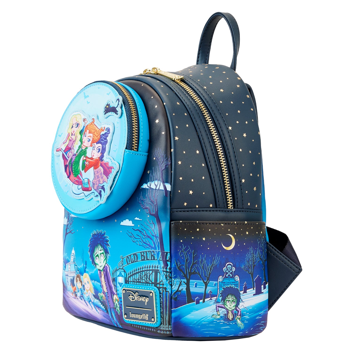 LOUNGEFLY DISNEY HOCUS POCUS POSTER MINI BACKPACK
