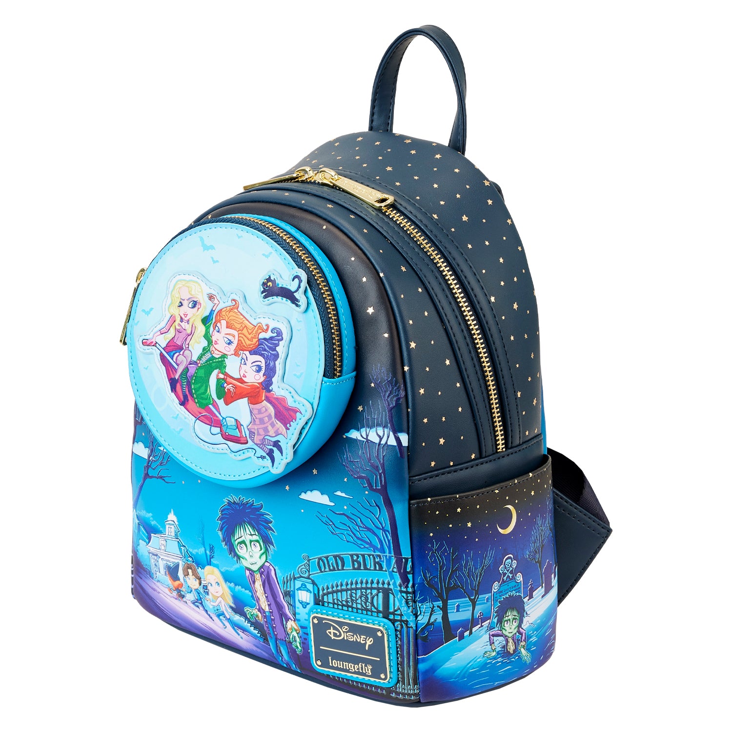 LOUNGEFLY DISNEY HOCUS POCUS POSTER MINI BACKPACK