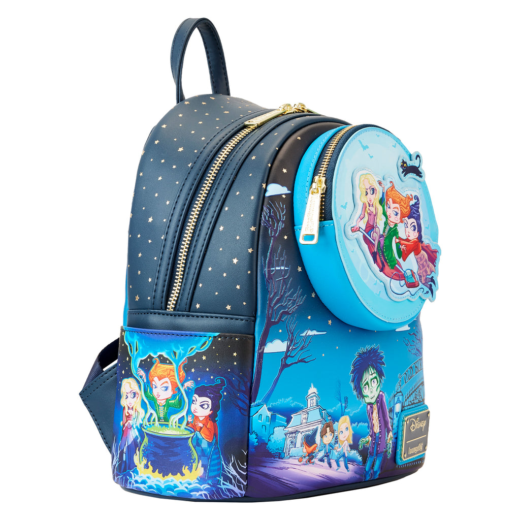 LOUNGEFLY DISNEY HOCUS POCUS POSTER MINI BACKPACK