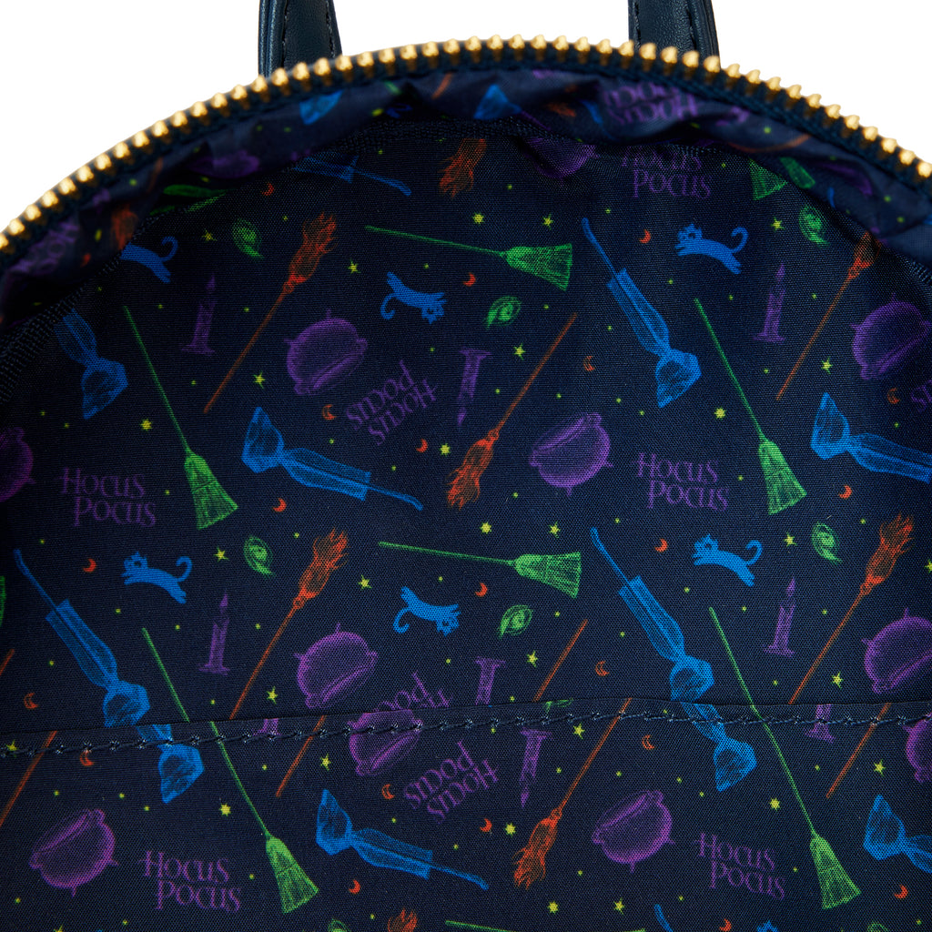 LOUNGEFLY DISNEY HOCUS POCUS POSTER MINI BACKPACK