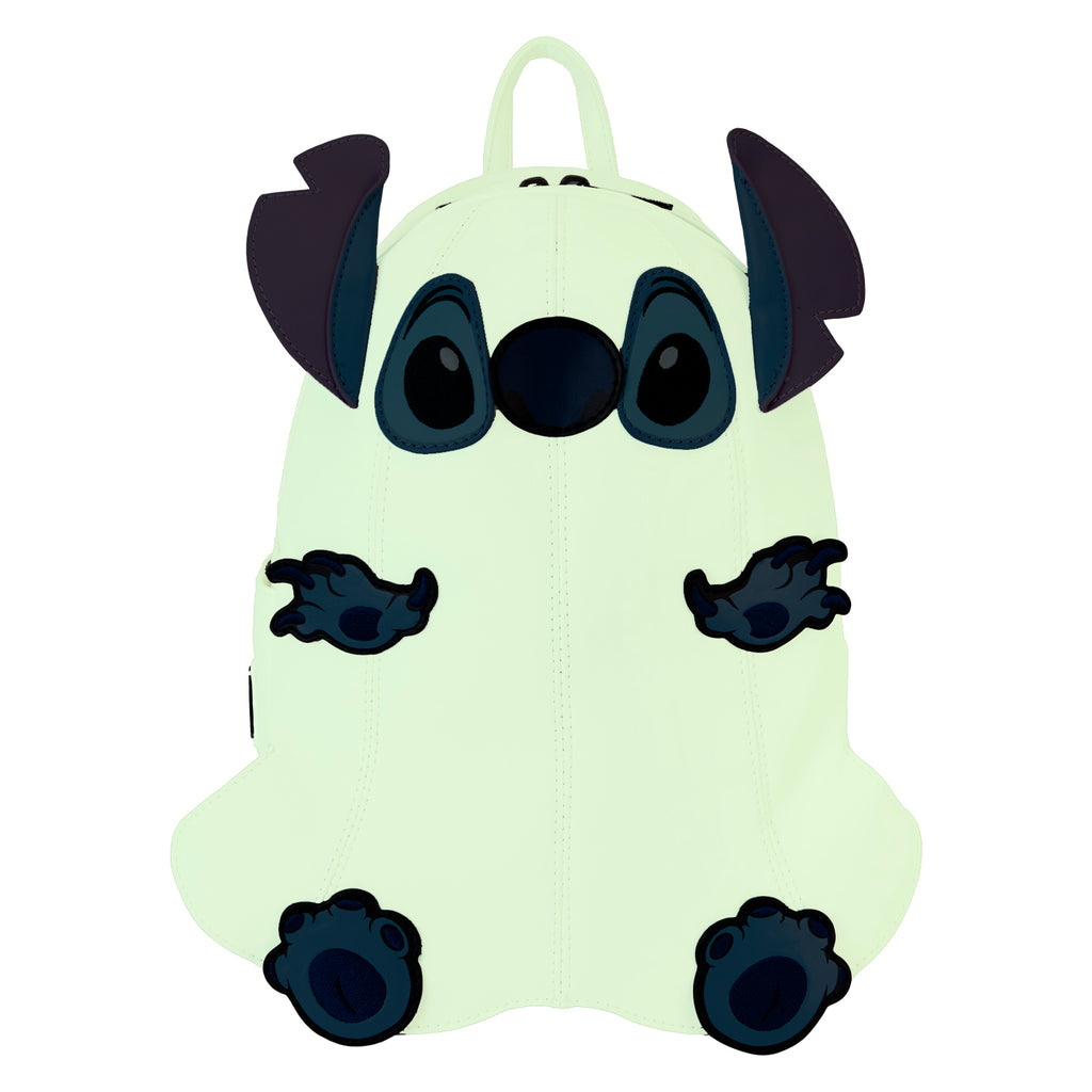 Loungefly Disney's Glow-in-the-Dark Stitch Ghost Cosplay Mini Backpack