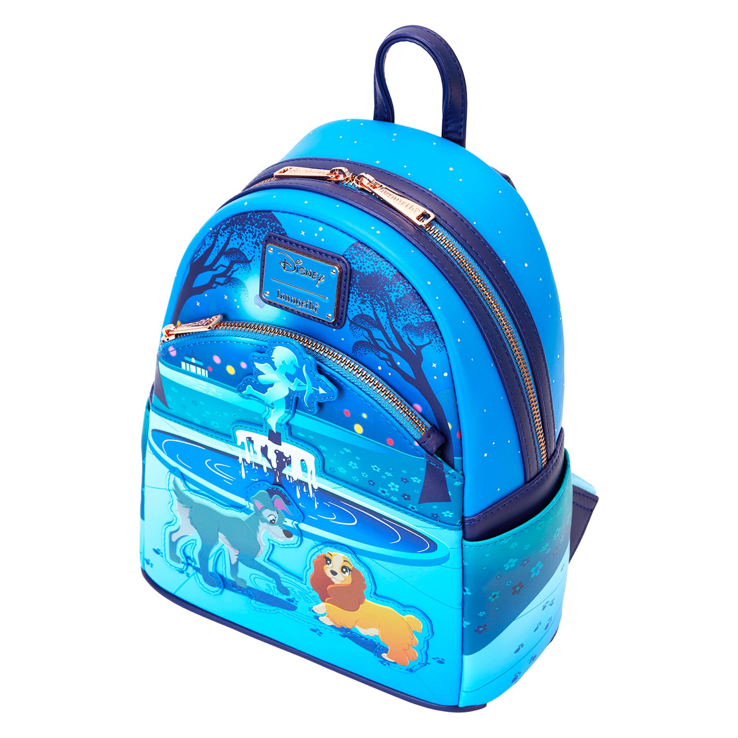 Loungefly Lady and the Tramp 70th Anniversary Mini Backpack