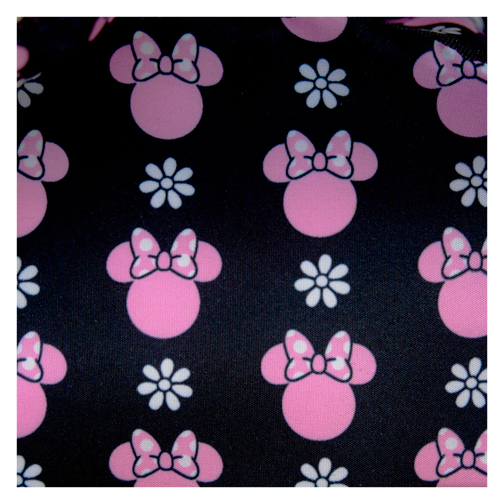 Loungefly Minnie Mouse Floral Rock The Dots Mini Backpack