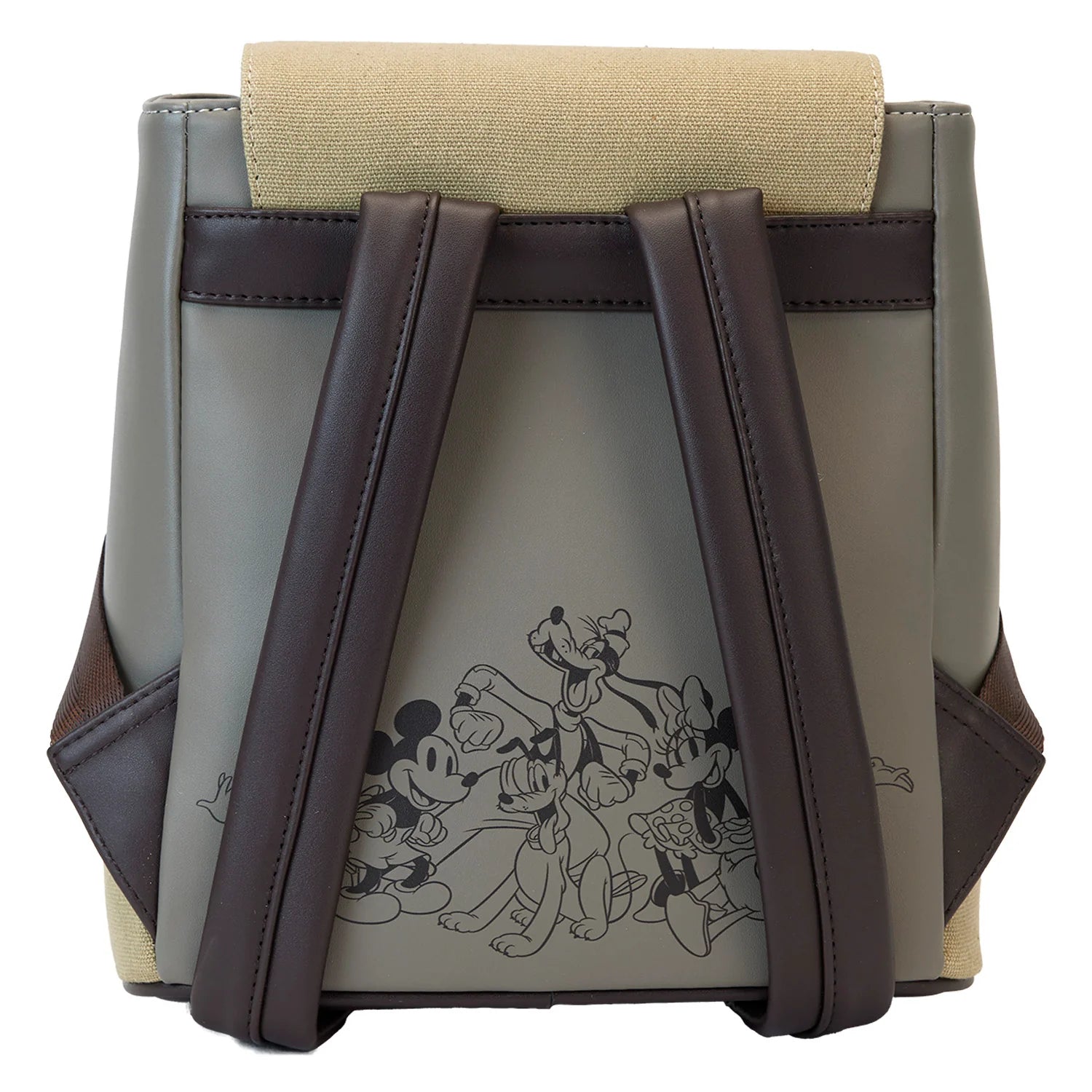 Loungefly Disney Mickey and Friends Canvas Mini Backpack