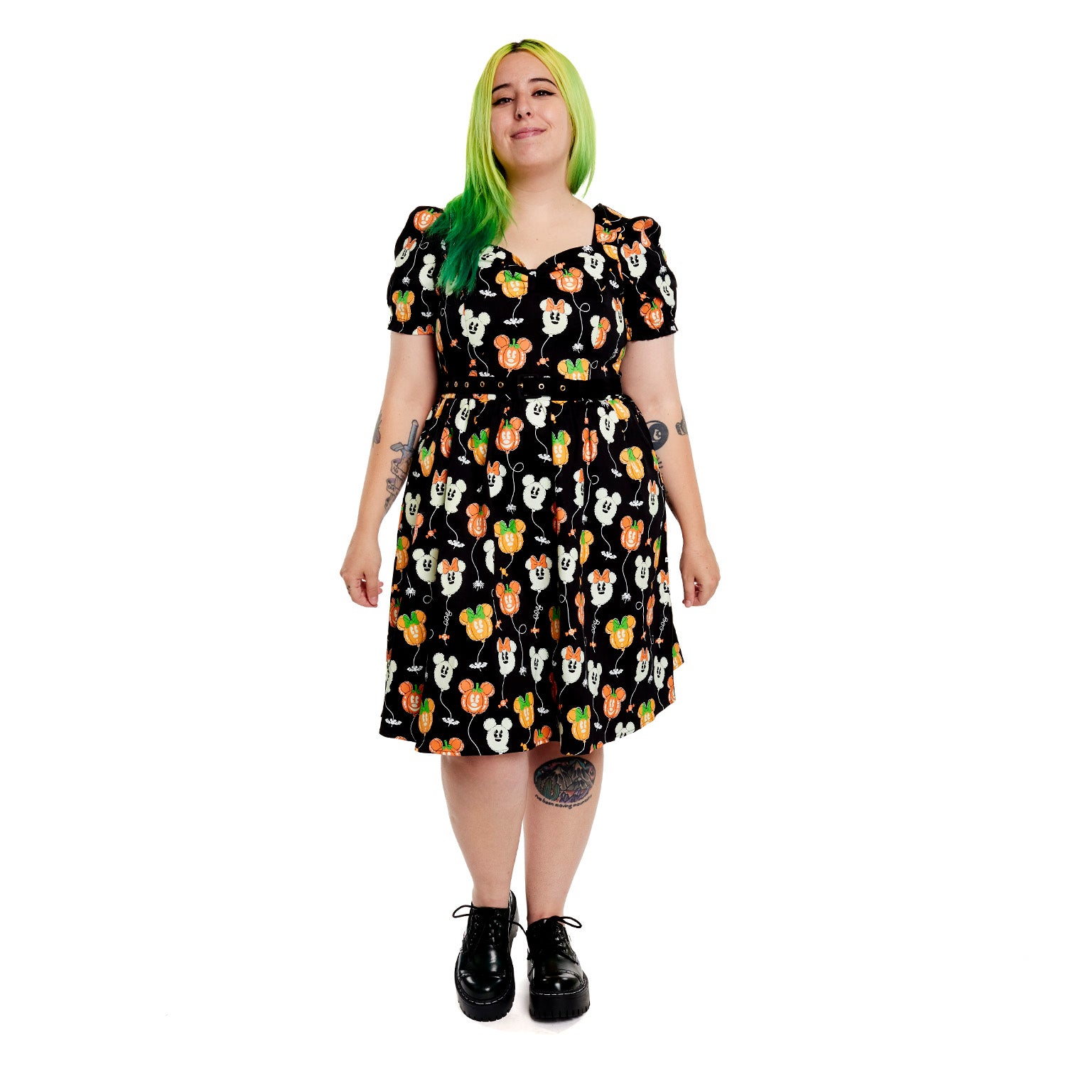 LOUNGEFLY STITCH SHOPPE DISNEY SPOOKY BALLOONS ALLISON DRESS