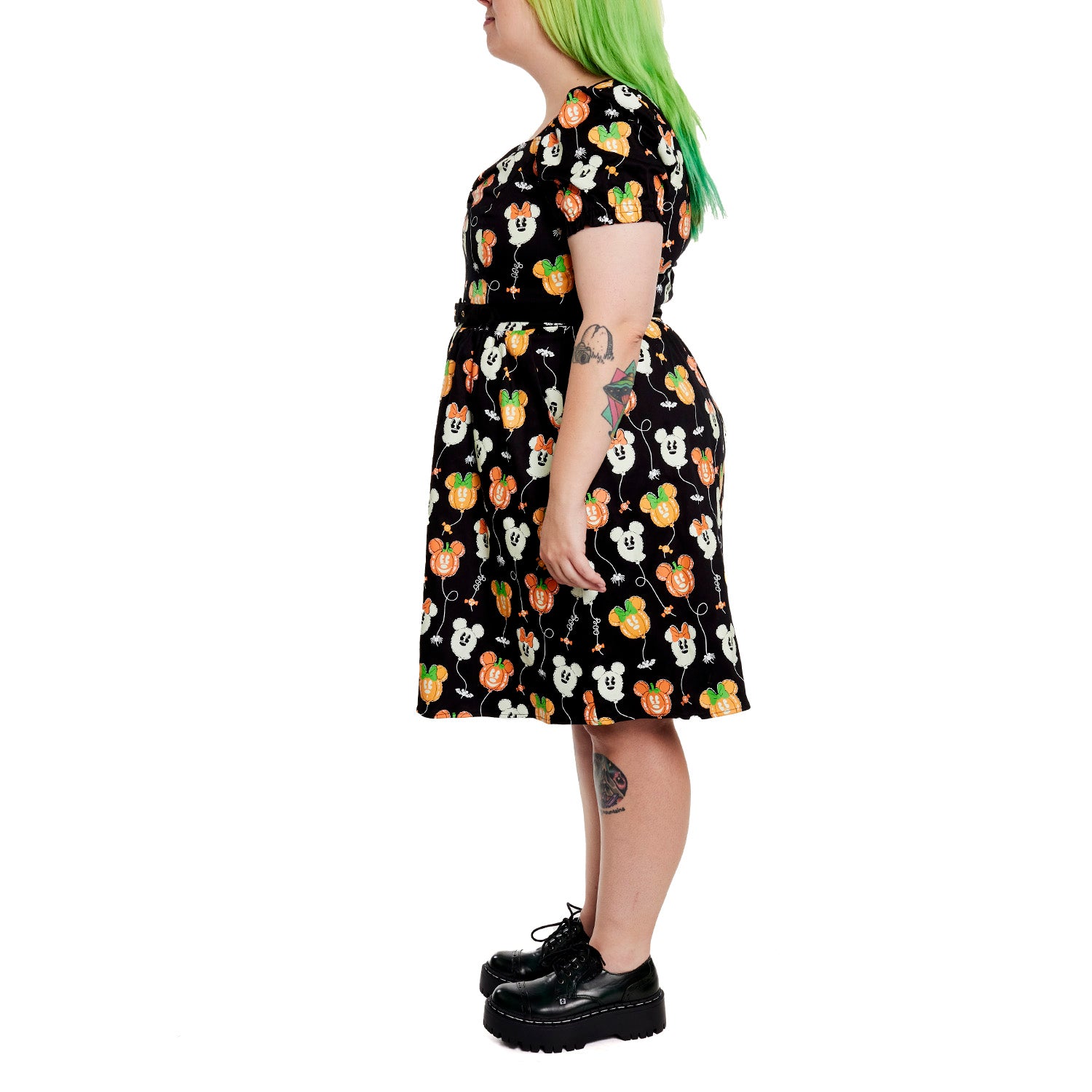 LOUNGEFLY STITCH SHOPPE DISNEY SPOOKY BALLOONS ALLISON DRESS
