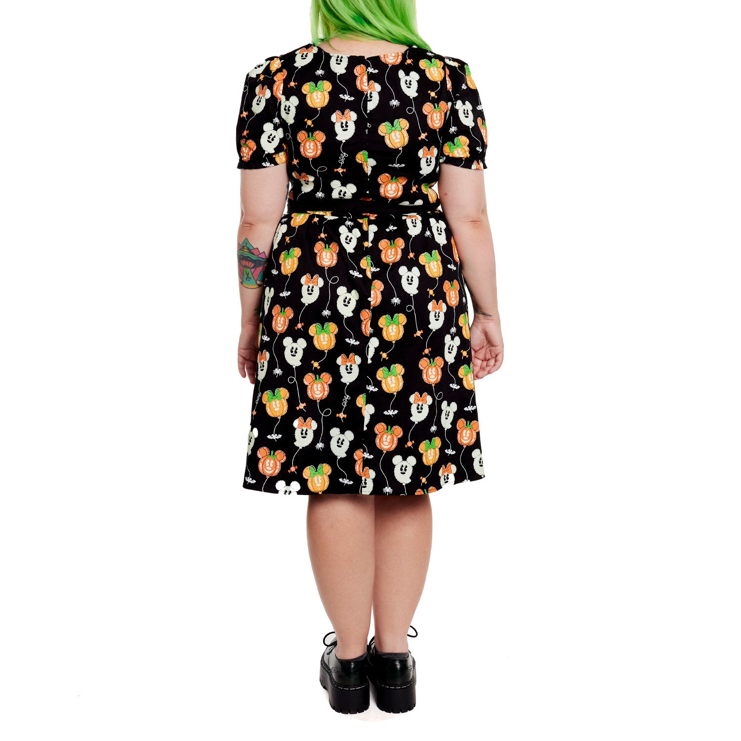 LOUNGEFLY STITCH SHOPPE DISNEY SPOOKY BALLOONS ALLISON DRESS