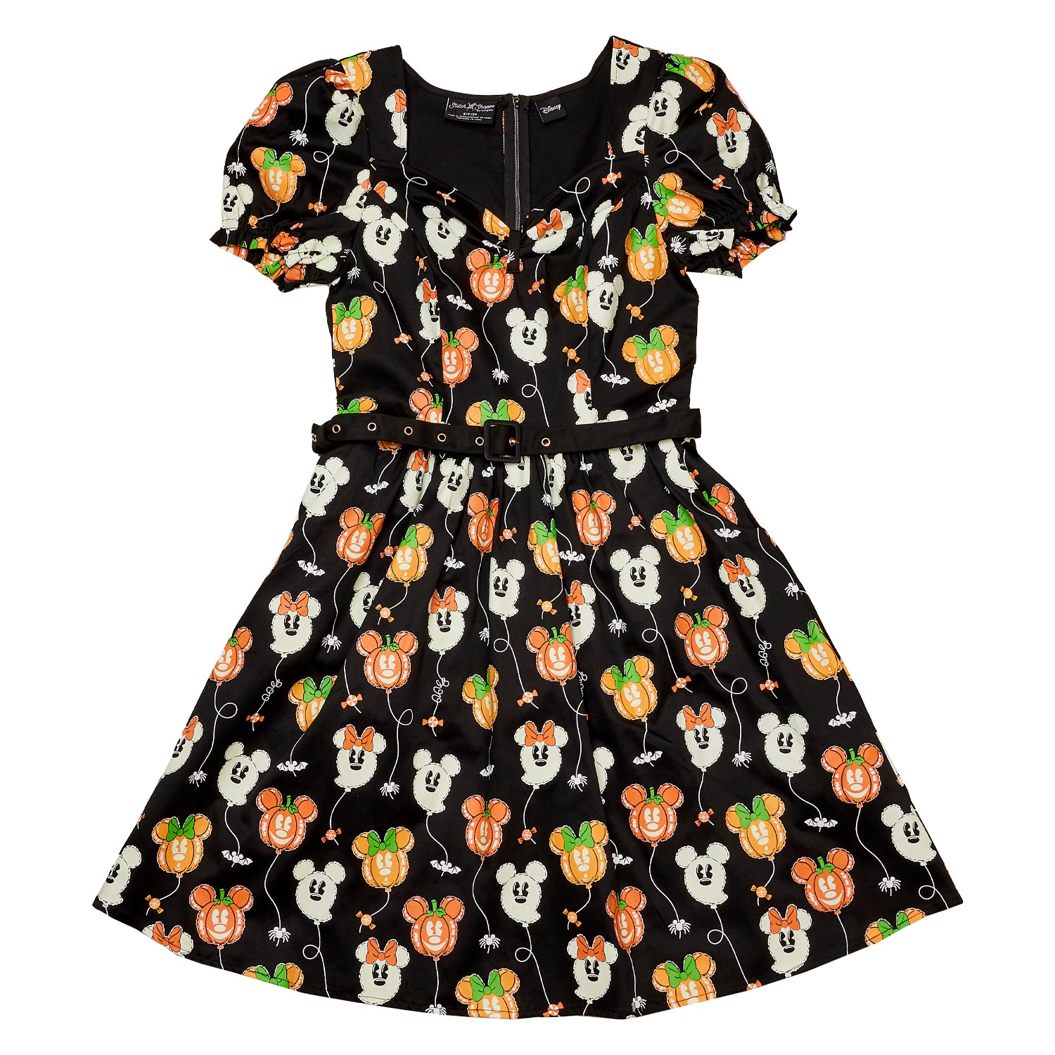 LOUNGEFLY STITCH SHOPPE DISNEY SPOOKY BALLOONS ALLISON DRESS