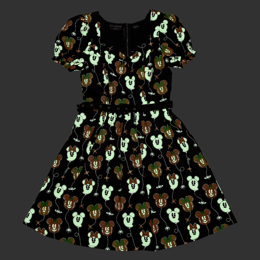 LOUNGEFLY STITCH SHOPPE DISNEY SPOOKY BALLOONS ALLISON DRESS