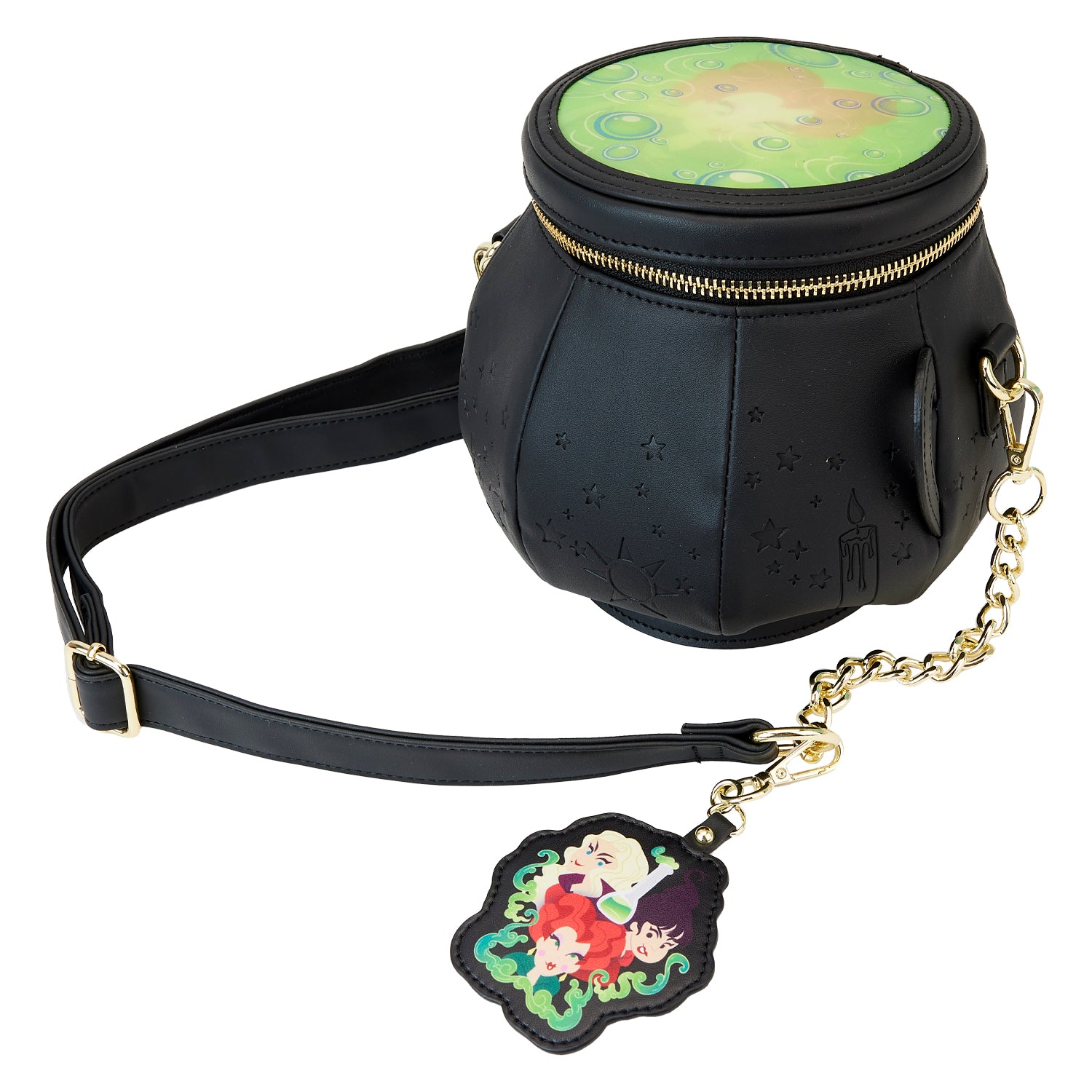 LOUNGEFLY DISNEY HOCUS POCUS WINIFRED CAULDRON CROSSBODY