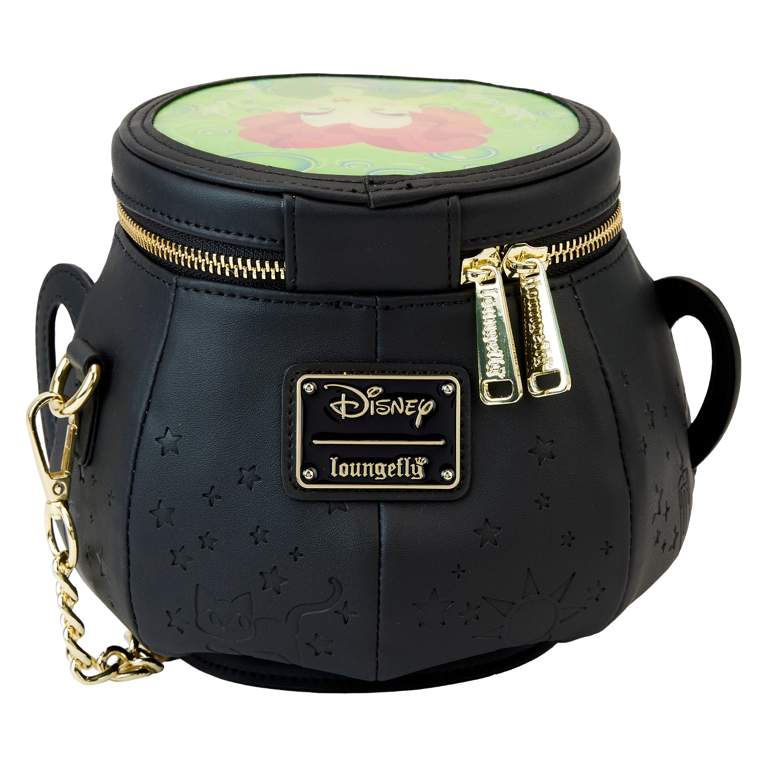 LOUNGEFLY DISNEY HOCUS POCUS WINIFRED CAULDRON CROSSBODY