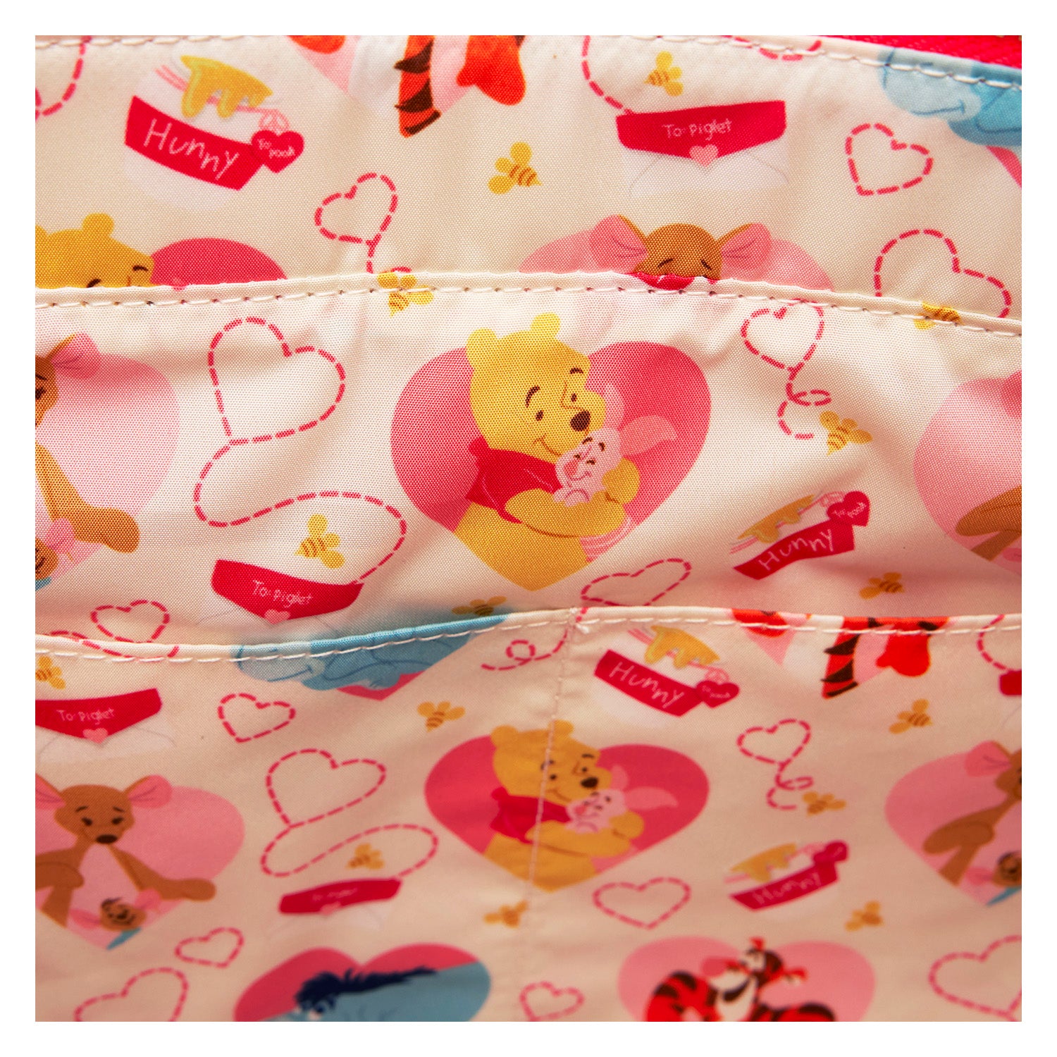 Loungefly Winnie The Pooh & Friends Hearts Convertible Backpack & Tote Bag