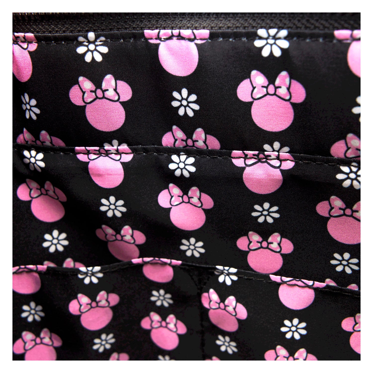 Loungefly Minnie Mouse Floral Rock The Dots Tote Bag With Coin Bag