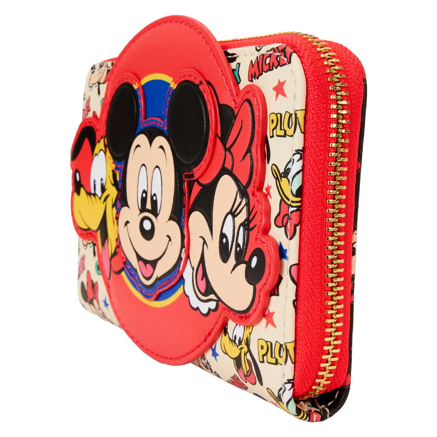Loungefly Mickey & Friends Classic All-Over Print Zip Around Wallet