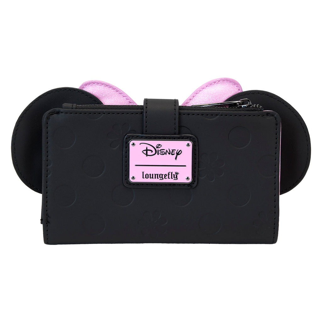 Loungefly Minnie Mouse Floral Rock The Dots Flap Wallet